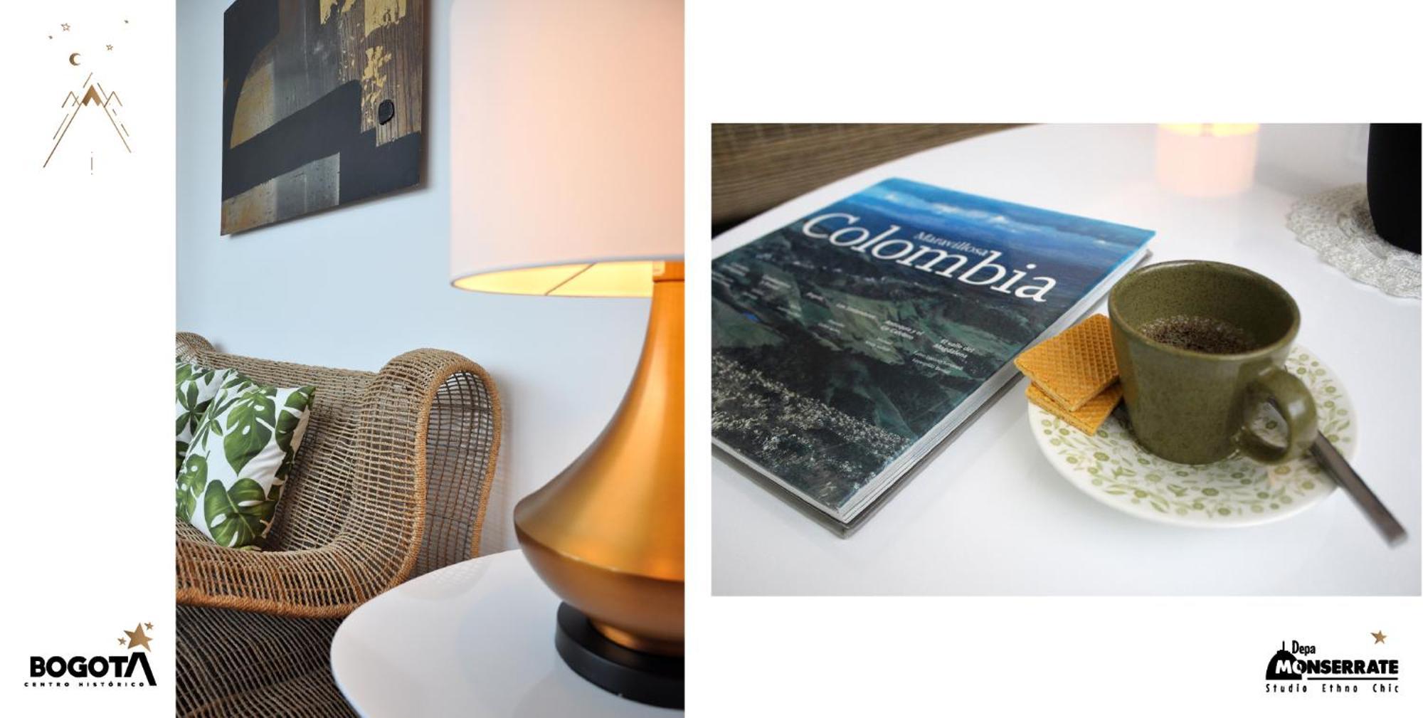 Depa Monserrate - Charming Historic Nest With Breathtaking Mountain Views - Apartaestudio Bogotá Eksteriør bilde