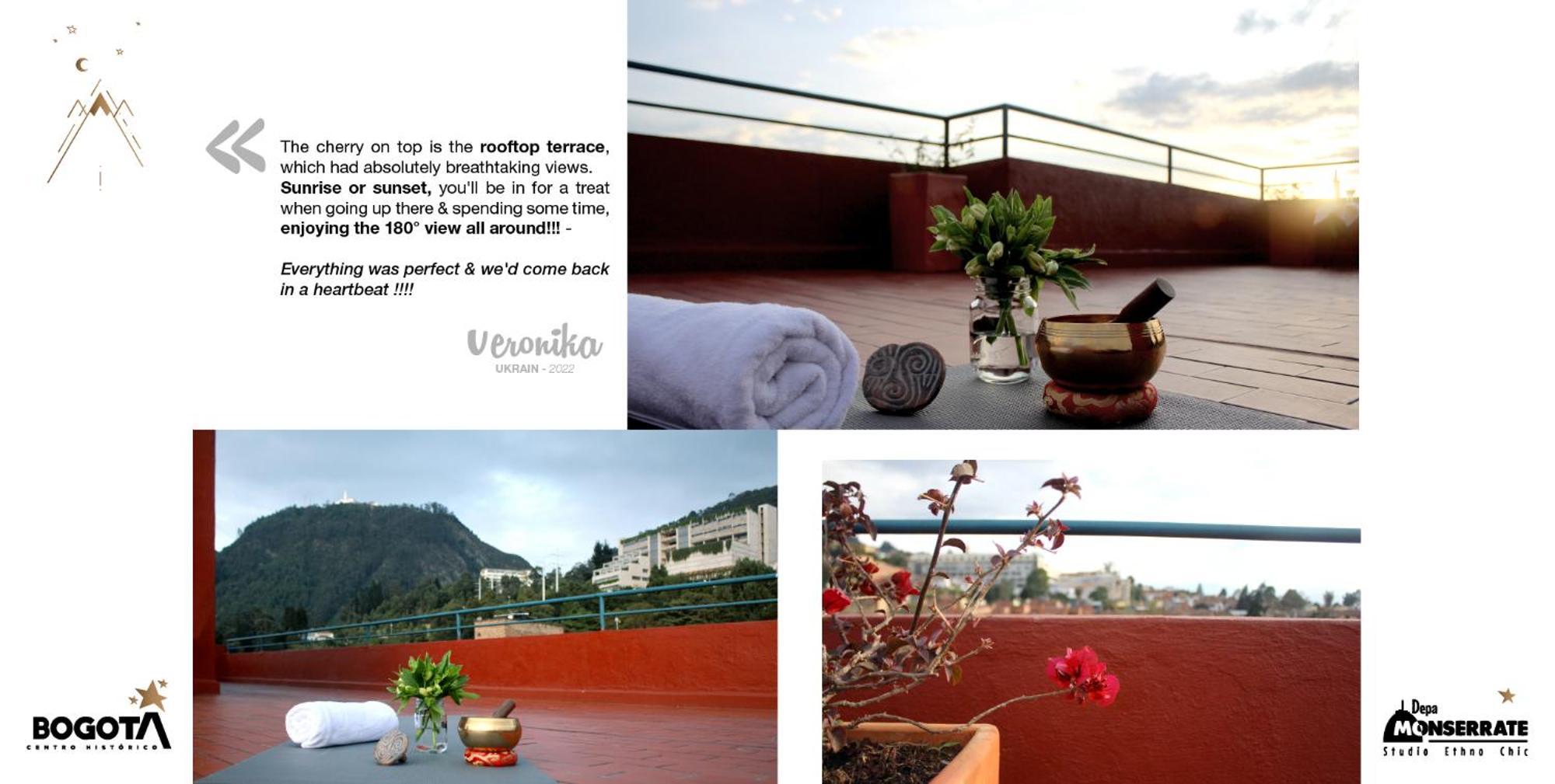 Depa Monserrate - Charming Historic Nest With Breathtaking Mountain Views - Apartaestudio Bogotá Eksteriør bilde