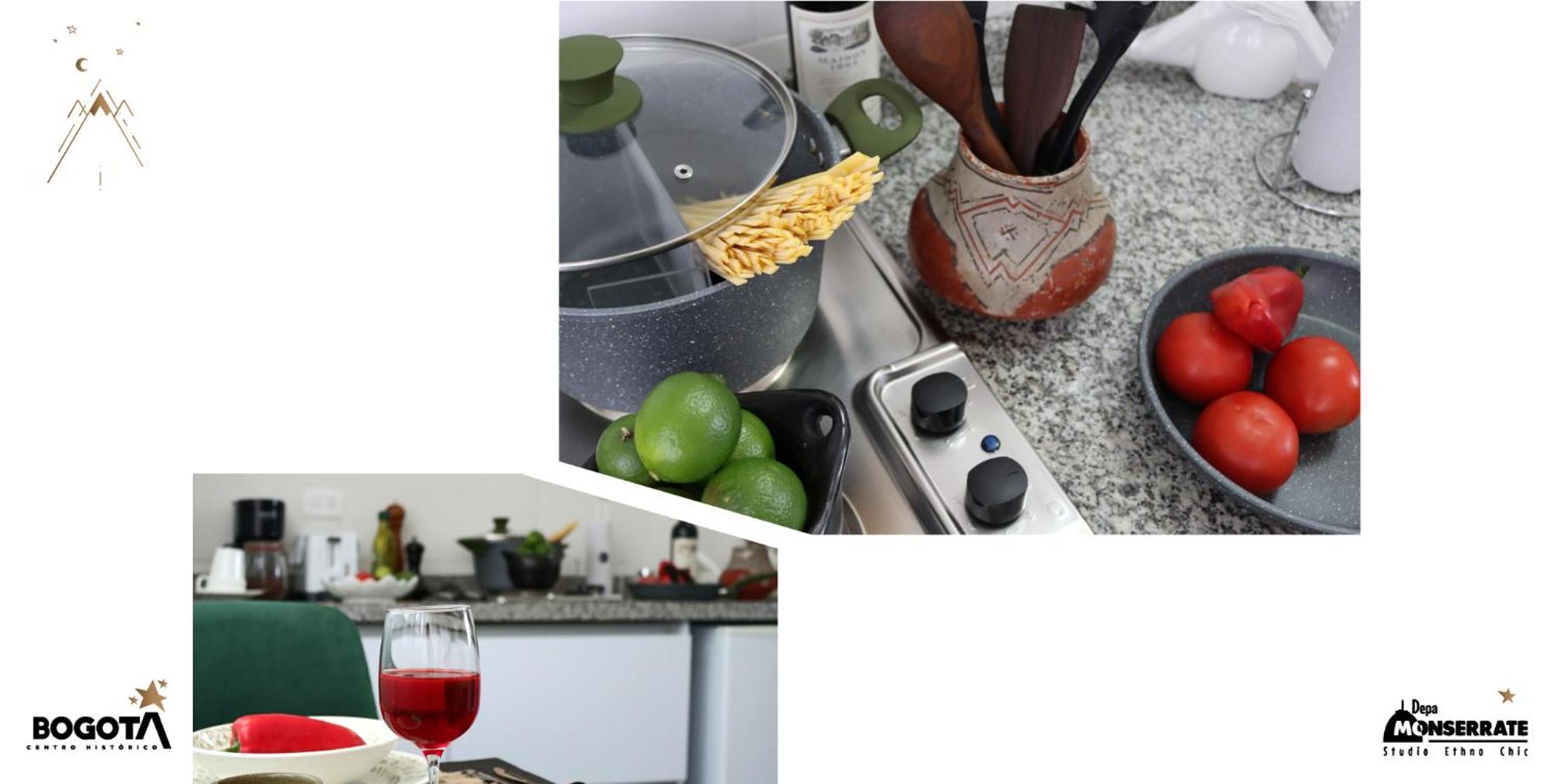 Depa Monserrate - Charming Historic Nest With Breathtaking Mountain Views - Apartaestudio Bogotá Eksteriør bilde