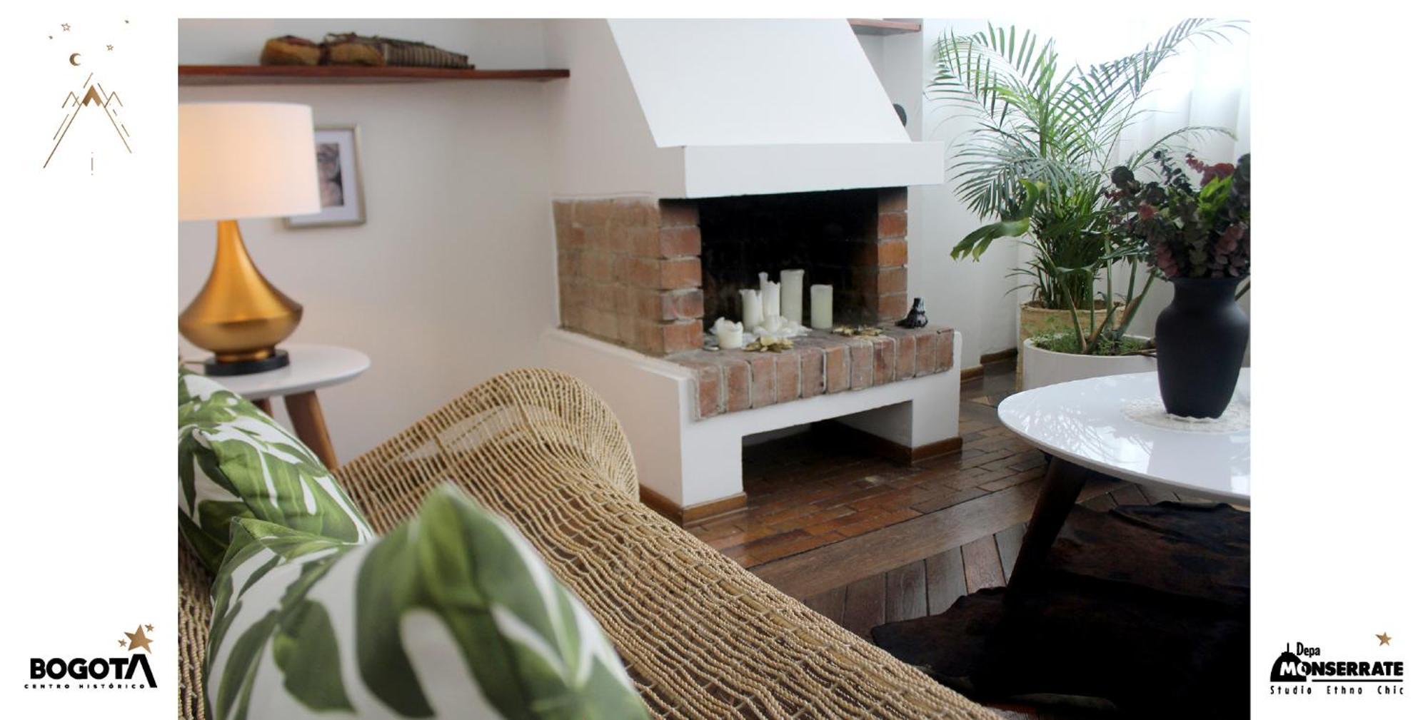 Depa Monserrate - Charming Historic Nest With Breathtaking Mountain Views - Apartaestudio Bogotá Eksteriør bilde