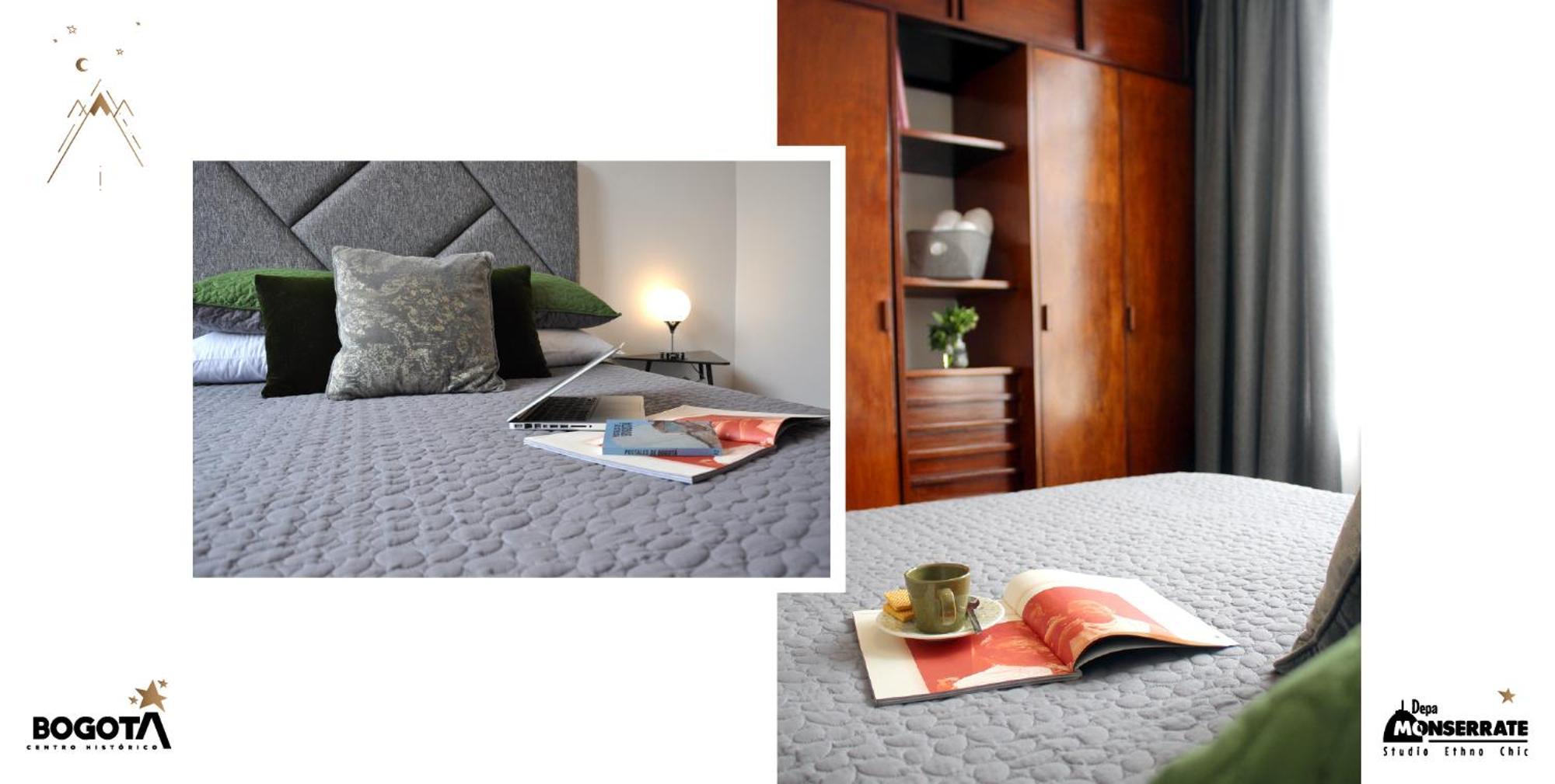 Depa Monserrate - Charming Historic Nest With Breathtaking Mountain Views - Apartaestudio Bogotá Eksteriør bilde