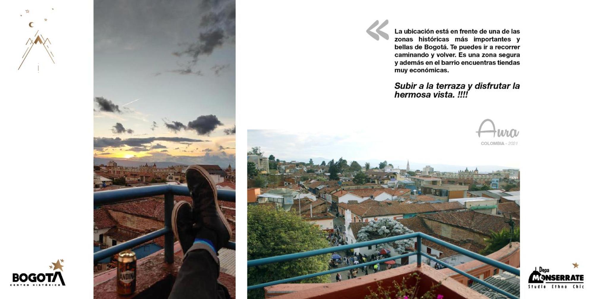 Depa Monserrate - Charming Historic Nest With Breathtaking Mountain Views - Apartaestudio Bogotá Eksteriør bilde