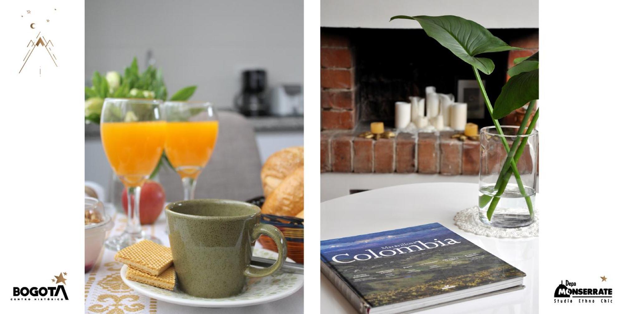 Depa Monserrate - Charming Historic Nest With Breathtaking Mountain Views - Apartaestudio Bogotá Eksteriør bilde